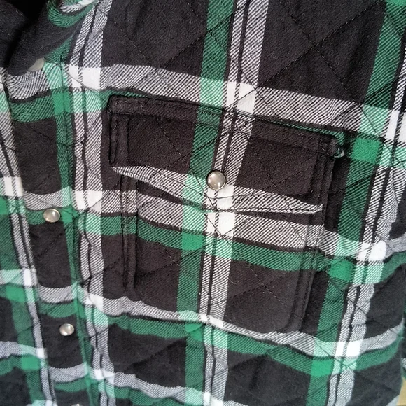 Joe fresh Plaid Shacket Shirt Jacket L Boys